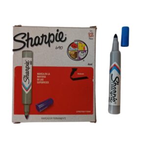 Marcador Permanente Shearpie 690 Azul Caja 12 Und