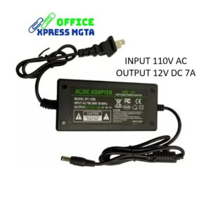 TRANSFORMADOR 12V - 7, 5A PARA CINTA LED / CAMARAS Y OTROS