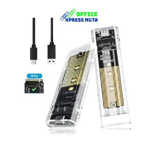 CASE ENCLOSURE ACRILICO PARA M.2 M KEY MVME