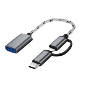 ADAPTADOR OTG 2 EN 1 - TIPO C Y MICRO USB
