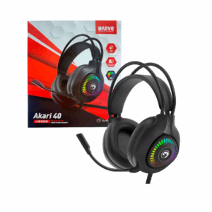 AUDIFONOS HEADSET MARVO AKARI 40 USB + PLUG 3.5 MM