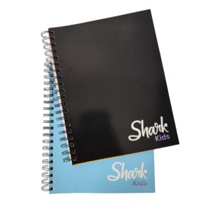 LIBRETA 6 MATERIAS UNICOLOR SHARK GRANDE EN ESPIRAL