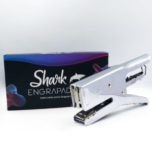 GRAPADORA METALICA GRANDE PARA GRAPAS LISAS SHARK