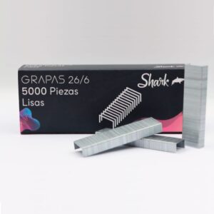GRAPAS LISAS 26/6 5000PZAS ESTANDAR SHARK