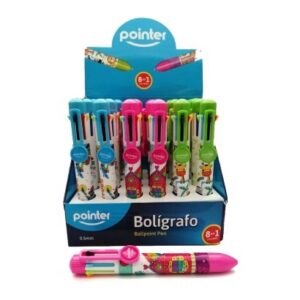 BOLIGRAFOS POINTER 8 COLORES