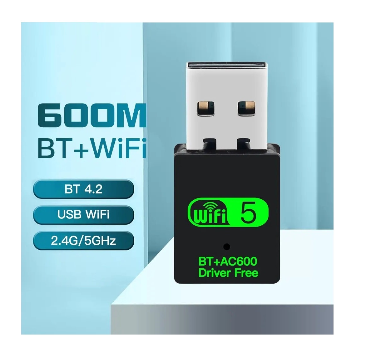 ADAPTADOR WIFI DUAL BAND + BLUETOOTH